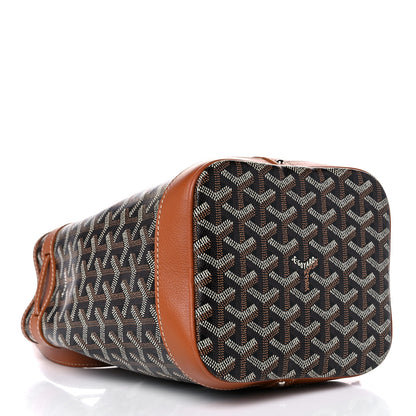 Goyard Goyardine Petit Flot Bucket Bag PM Black Gold 9 of 21