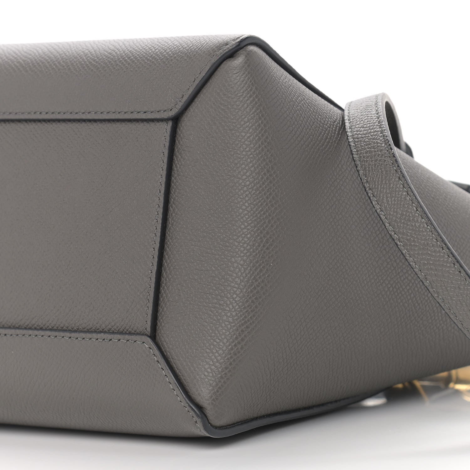Celine Baby Grained Calfskin Micro Belt Bag Grey 9 of 9