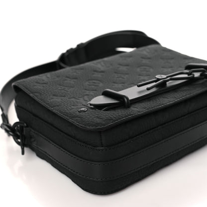 Louis Vuitton Taurillon Monogram Steamer Messenger Black 6 of 8