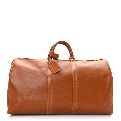 Louis Vuitton Epi Keepall 55 Cipango 1 of 9