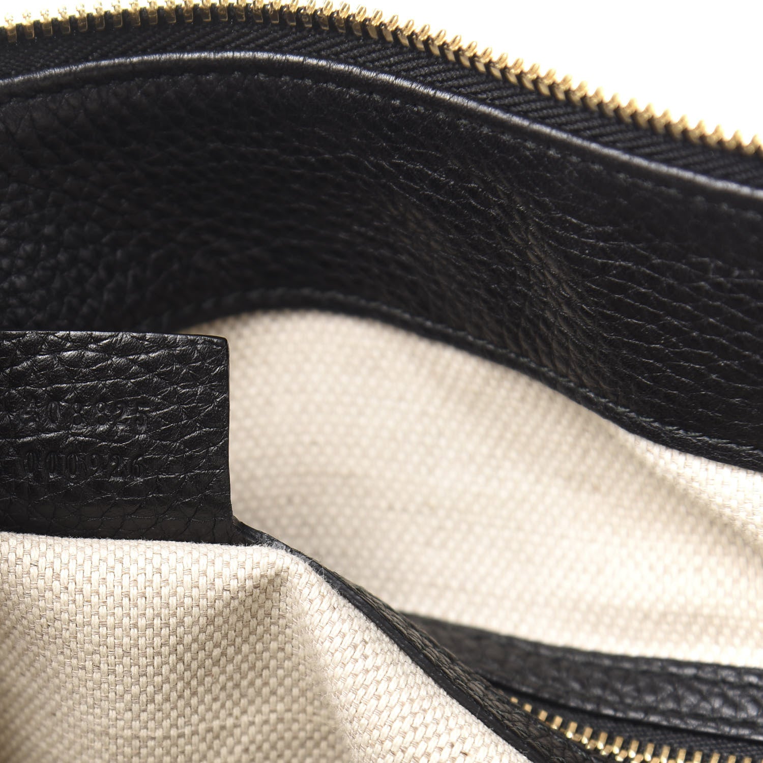 Gucci Pebbled Calfskin Large Soho Hobo Black 7 of 12