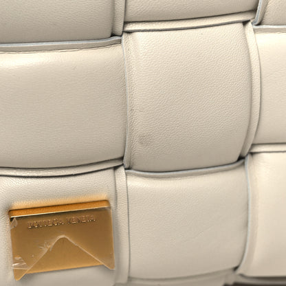 Bottega Veneta Nappa Maxi Intreccio Padded Cassette Crossbody Bag Chalk 7 of 11