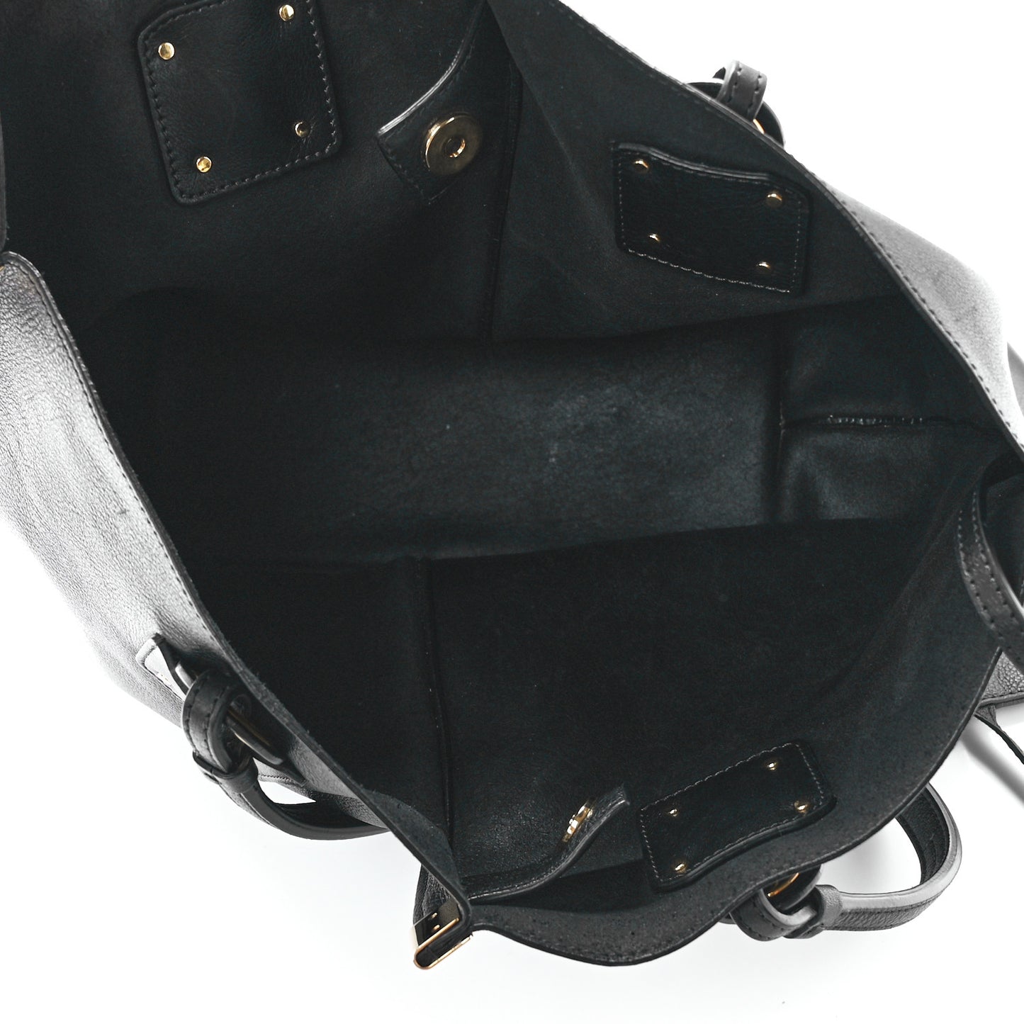 Smooth Calfskin Medium Vick Tote Black