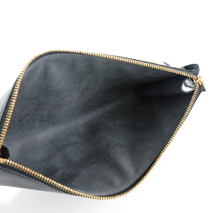 Louis Vuitton Epi Pochette Accessories 24 Black 5 of 7