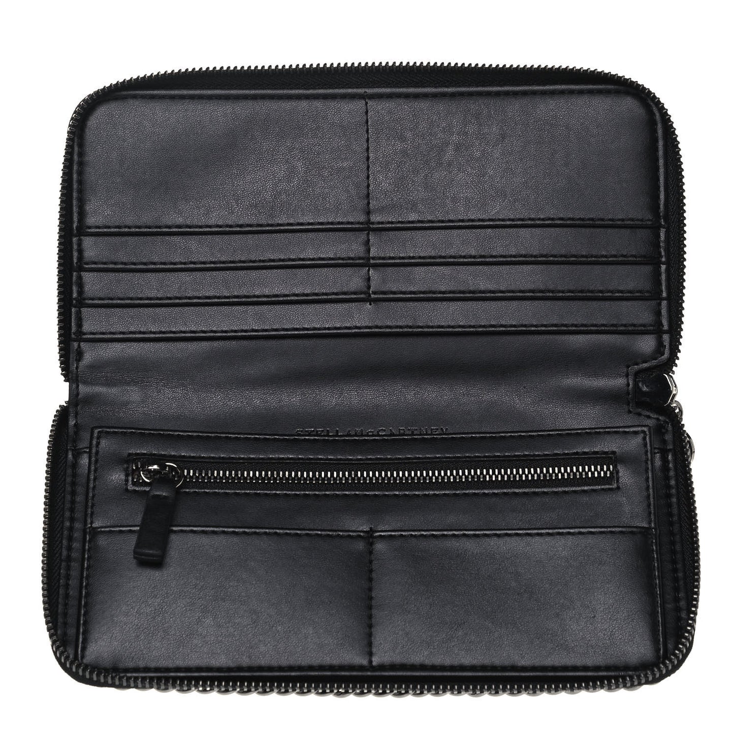 Shaggy Deer Falabella Zip Around Wallet Black