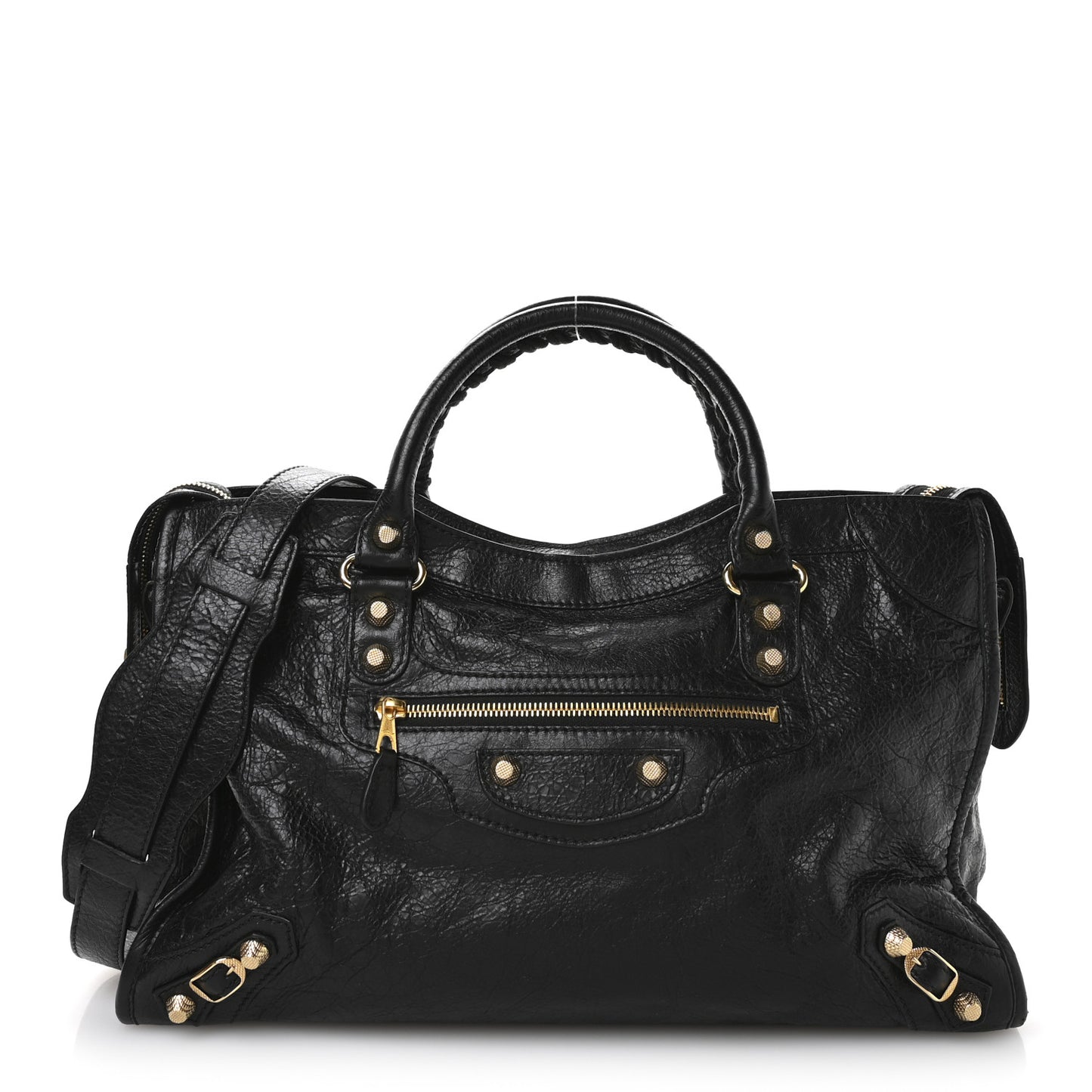 Agneau Giant 12 Gold Hardware City Black