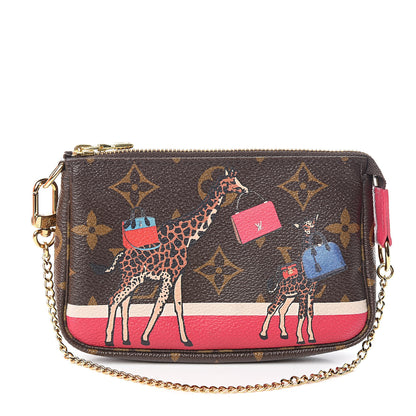 Louis Vuitton Monogram 2017 Christmas Animation Mini Pochette Accessories 1 of 8
