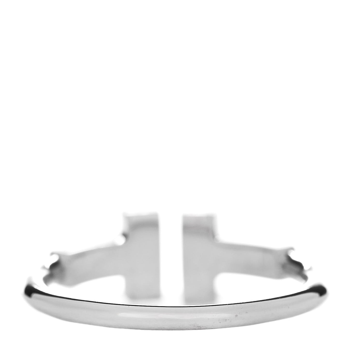 18K White Gold Diamond T Wire Ring 47 4.25