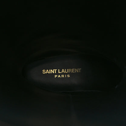 Saint Laurent Calfskin Kate 30 Western Knee High Boots 37 Black 8 of 8