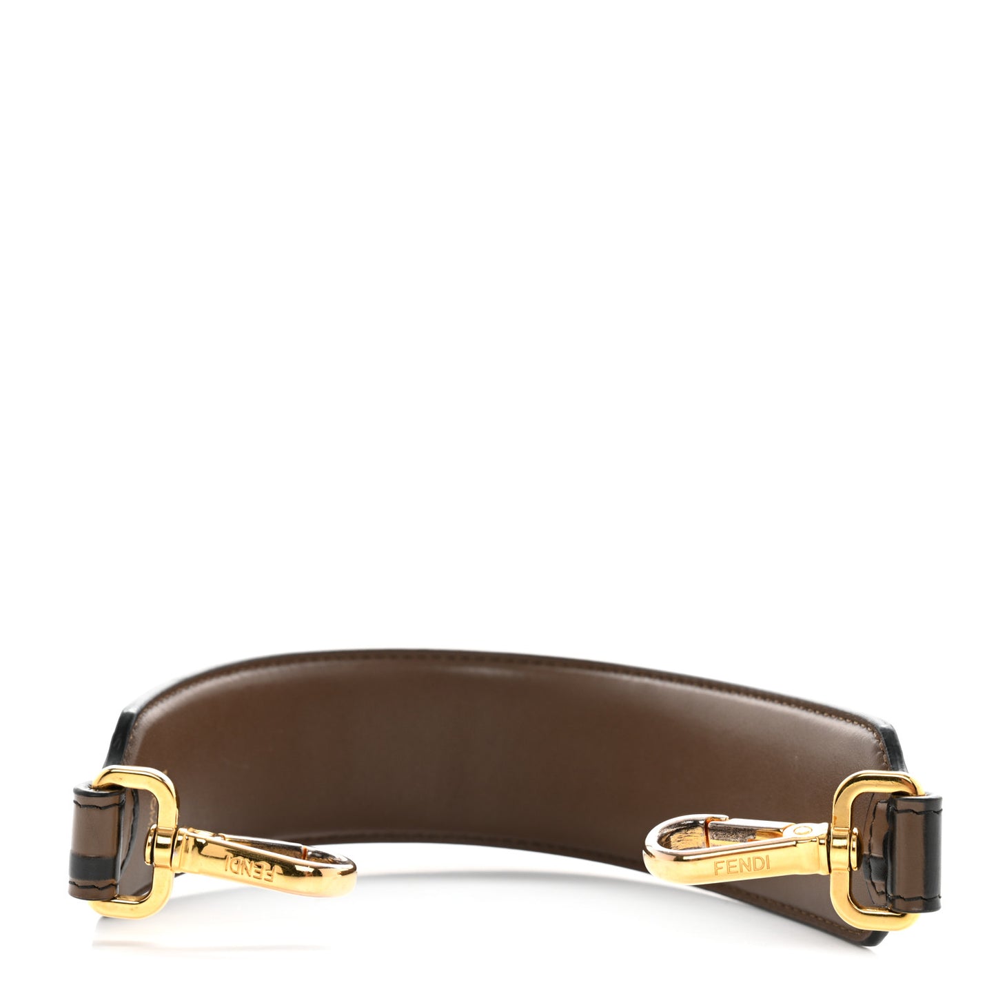 Calfskin FF 1974 Embossed Mini Strap You Maya Black