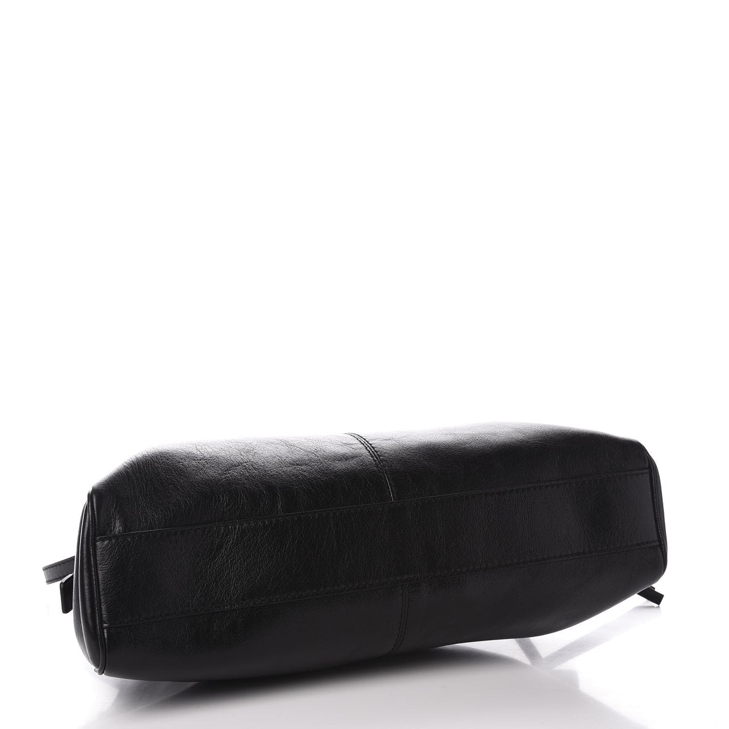 Calfskin Medium Re(Belle) Top Handle Bag Black