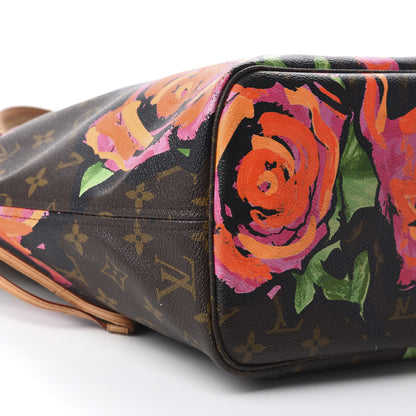 Louis Vuitton Monogram Roses Neverfull MM 6 of 17