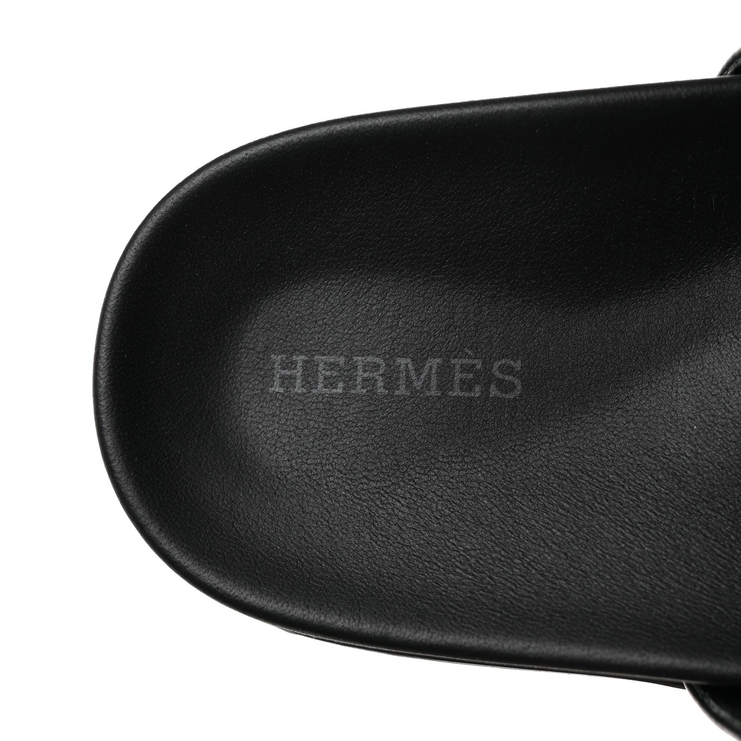 Hermes Calfskin Womens Empire Sandals 38 Black 6 of 9