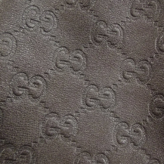 Guccissima Leather Pelham Chocolate Brown