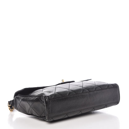 Chanel Caviar Quilted Medium Single Flap Black 4 of 12