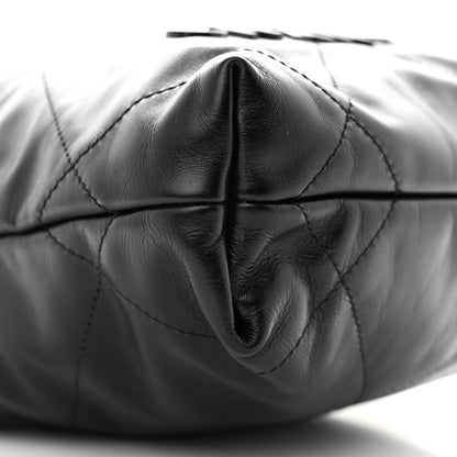 Chanel Shiny Calfskin Quilted Mini Chanel 22 So Black 8 of 10