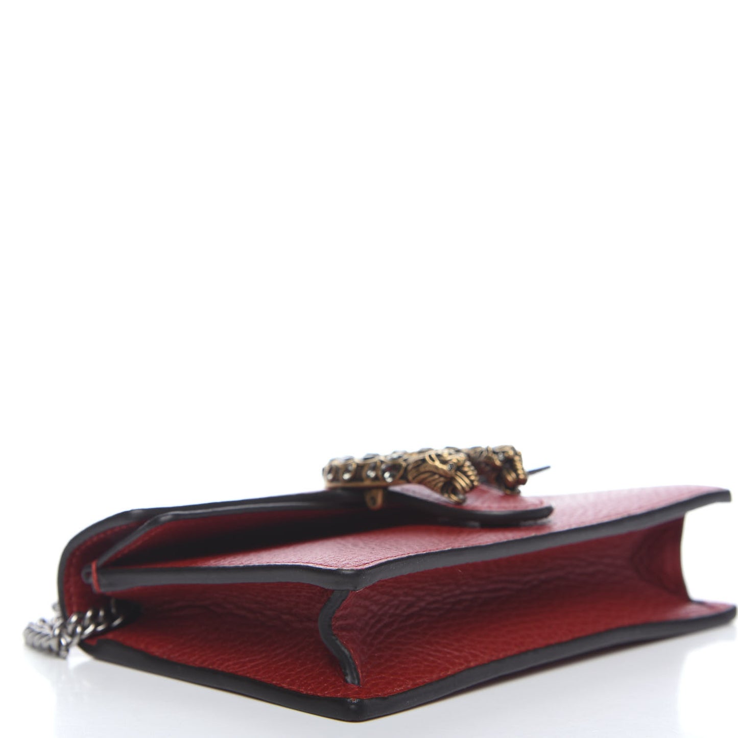 Calfskin Super Mini Dionysus Shoulder Bag Hibiscus Red