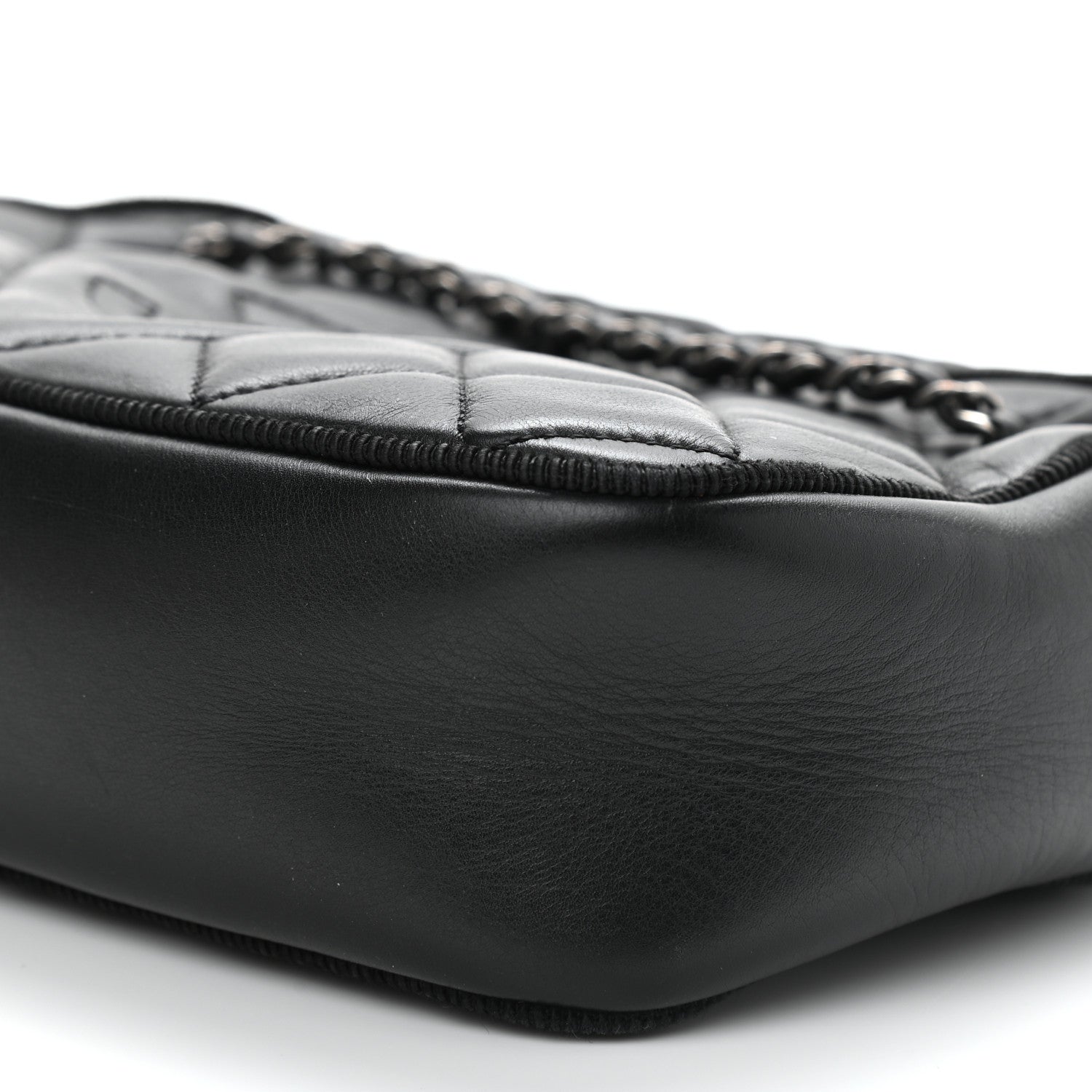 Chanel Calfskin Quilted Small Ballerine Camera Case Black 6 of 11