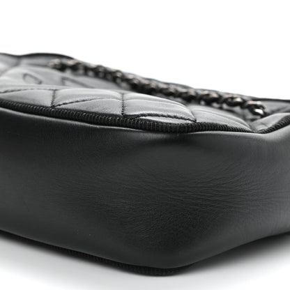 Chanel Calfskin Quilted Small Ballerine Camera Case Black 6 of 11