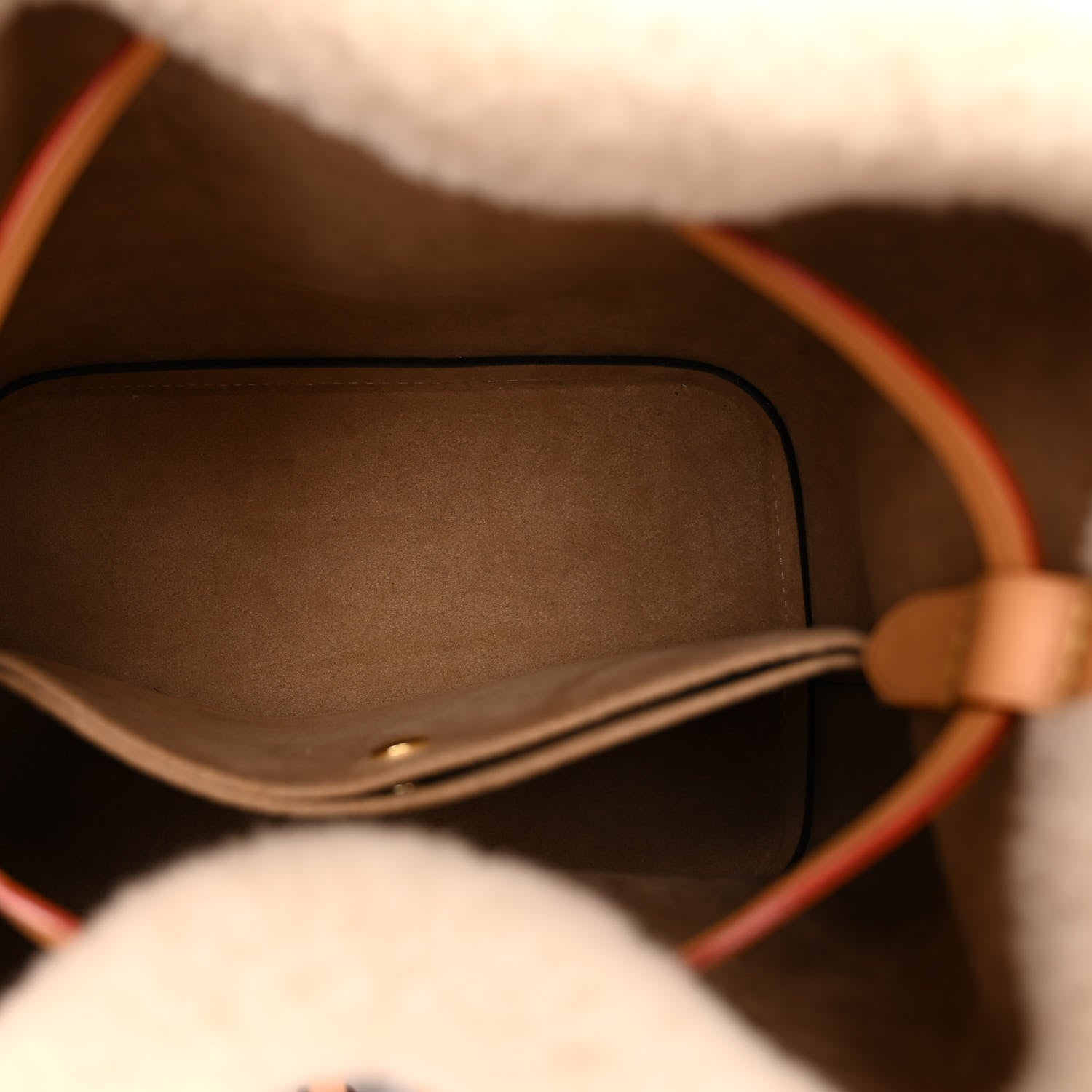 Louis Vuitton Monogram Shearling Cozygram Neonoe BB 5 of 10