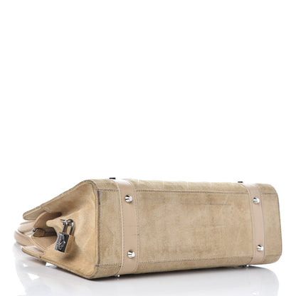 Christian Dior Suede Cannage Stitched East West Lady Dior Beige 4 of 25