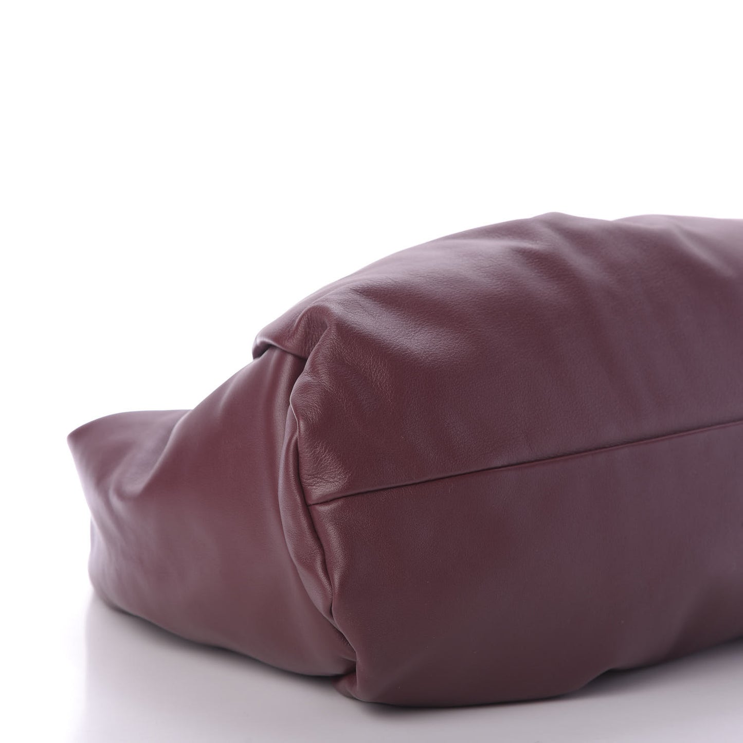 Smooth Butter Calfskin Small The Shoulder Pouch Dark Red