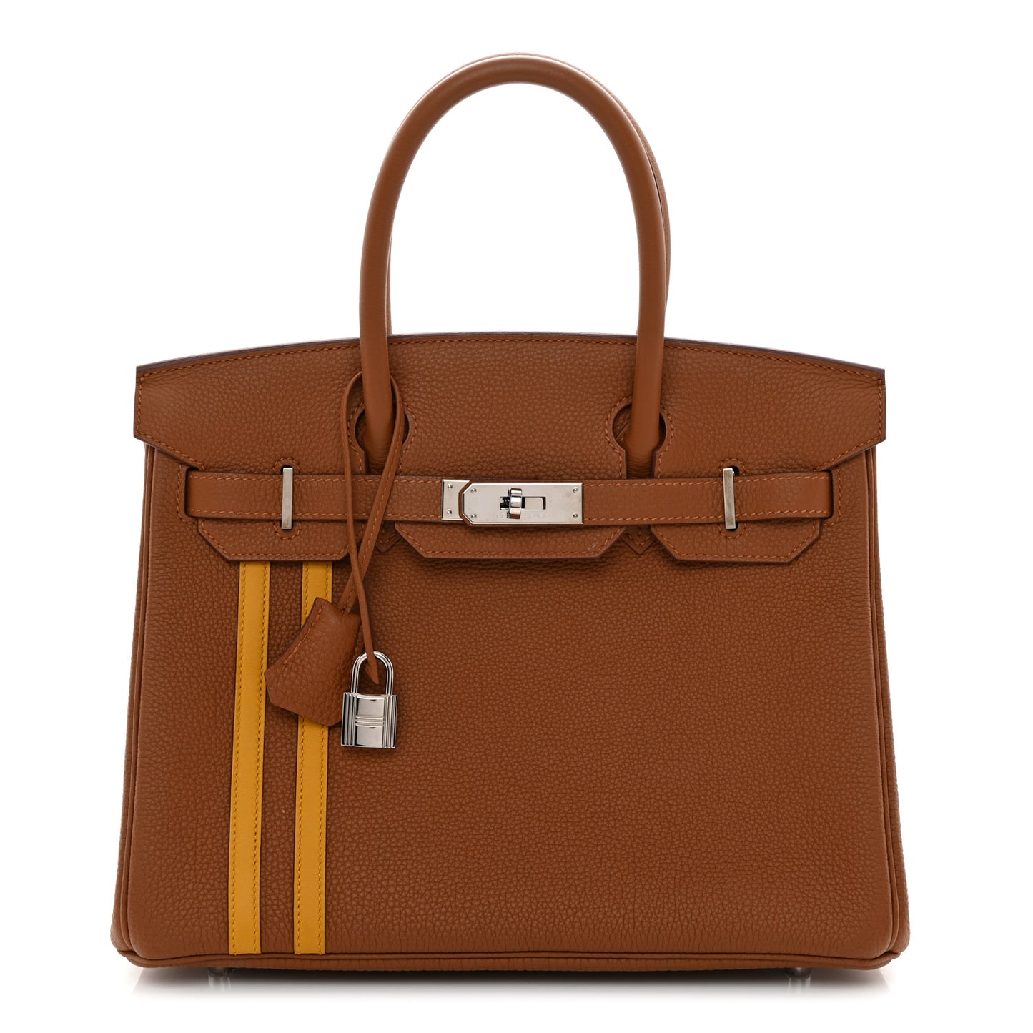 Togo Swift Officier Birkin 30 Gold Ambre