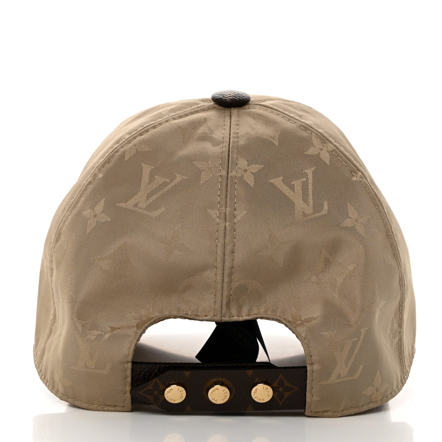Louis Vuitton Monogram Polyester Silk LV Get Ready Cap M Beige 6 of 10