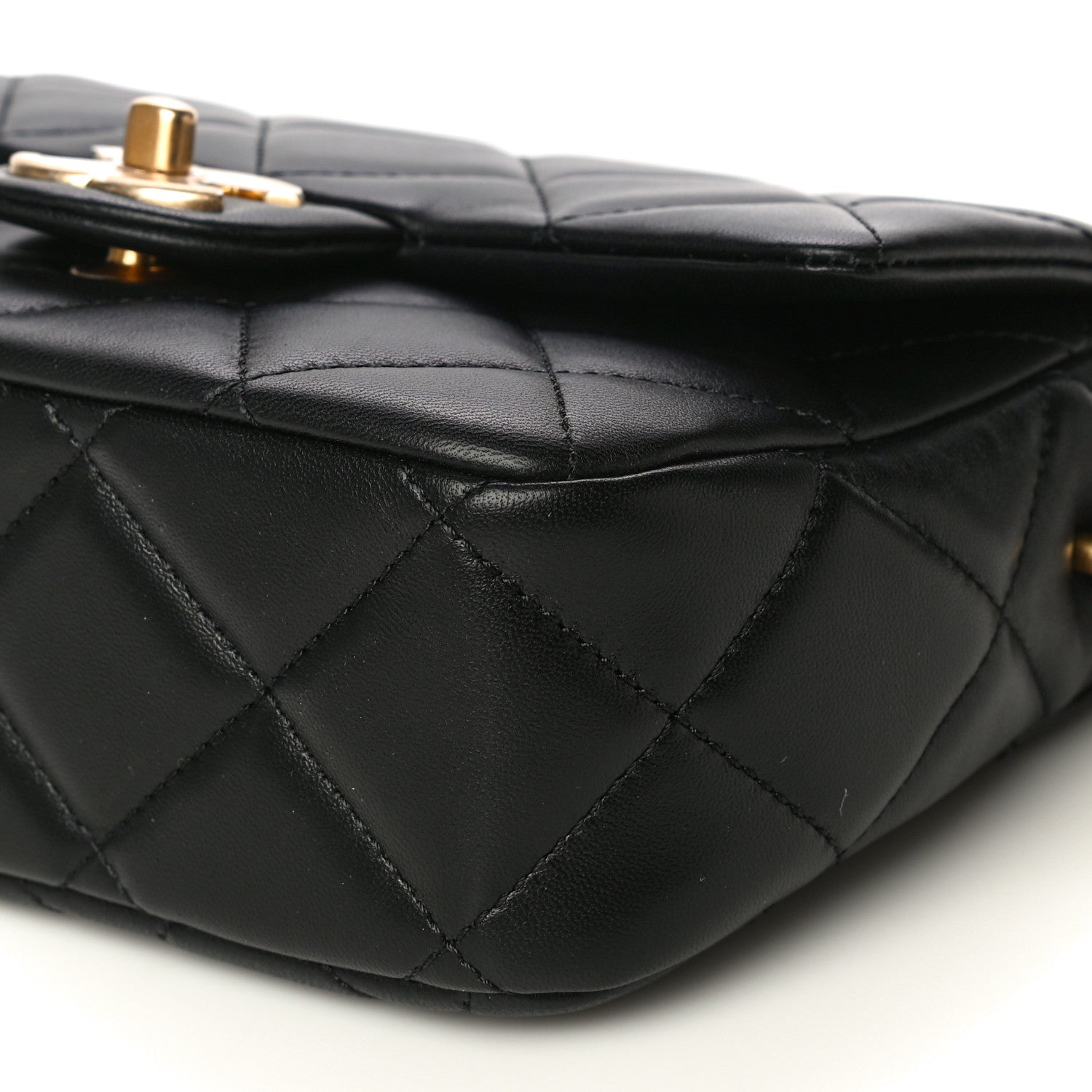 Chanel Lambskin Quilted Mini My Perfect Flap Black 10 of 20