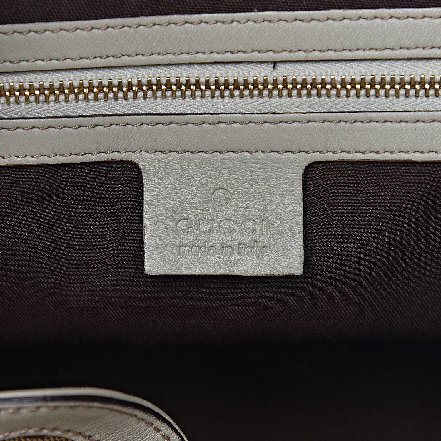 Gucci Monogram Medium Indy Top Handle Hobo Off White 7 of 11