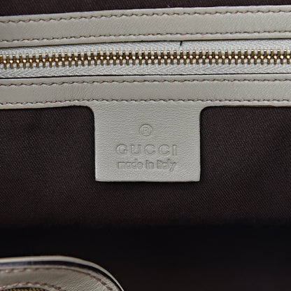 Gucci Monogram Medium Indy Top Handle Hobo Off White 7 of 11