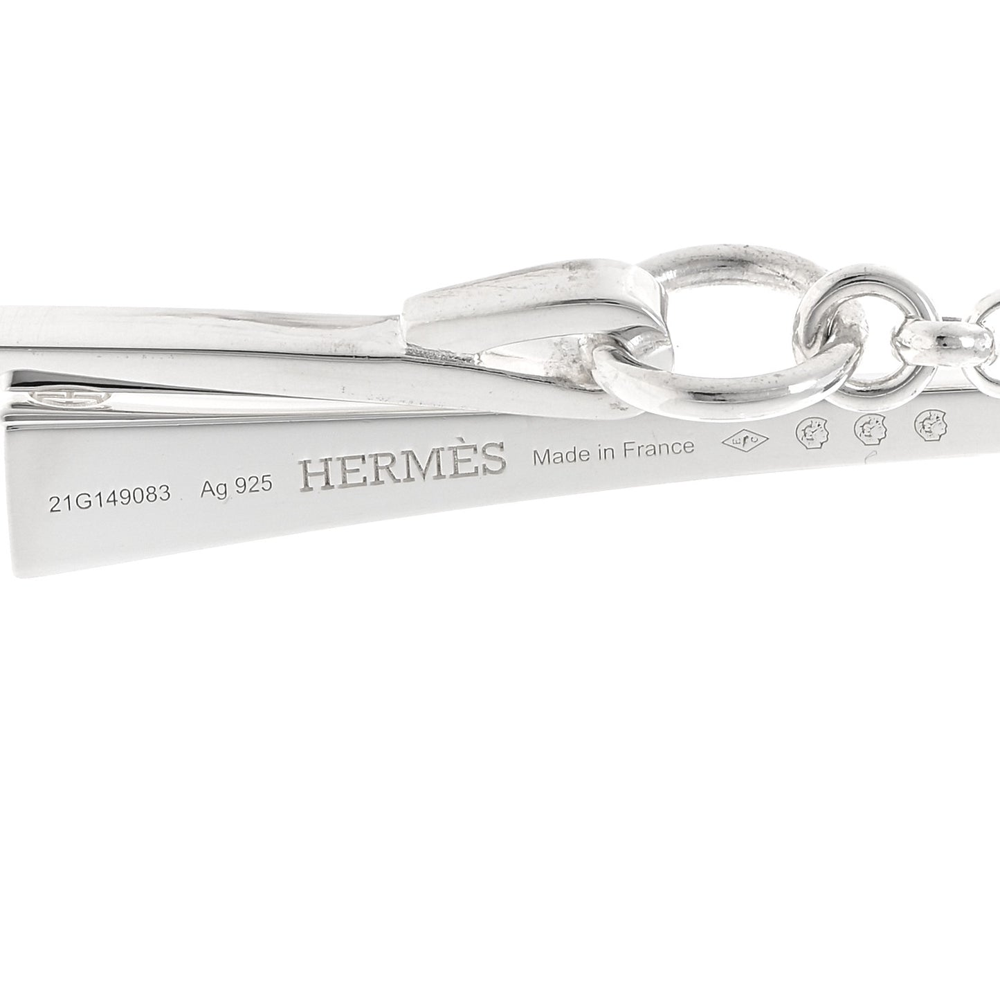 Sterling Silver Clou de Forge Lariat Necklace
