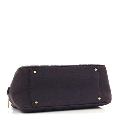 Chanel Jersey Quilted CC Chocolate Bar Bag Purple 4 of 13