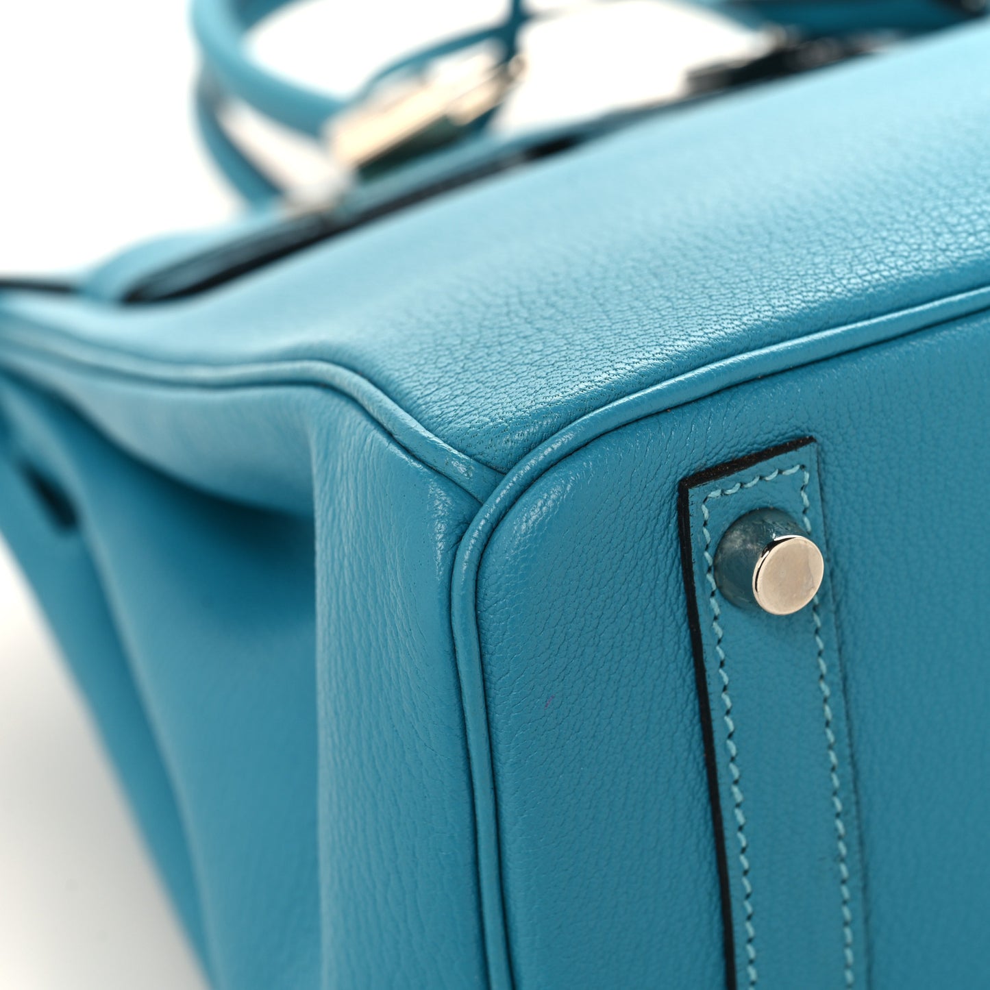 Chevre de Coromandel Birkin 30 Turquoise