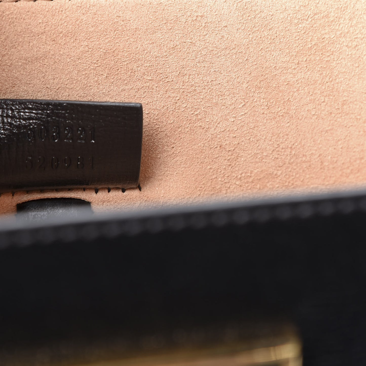 Calfskin Small Padlock Bamboo Shoulder Bag Black