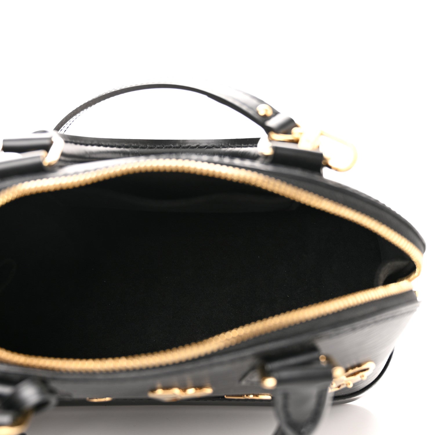 Louis Vuitton Epi Love Lock Alma BB Black 5 of 9