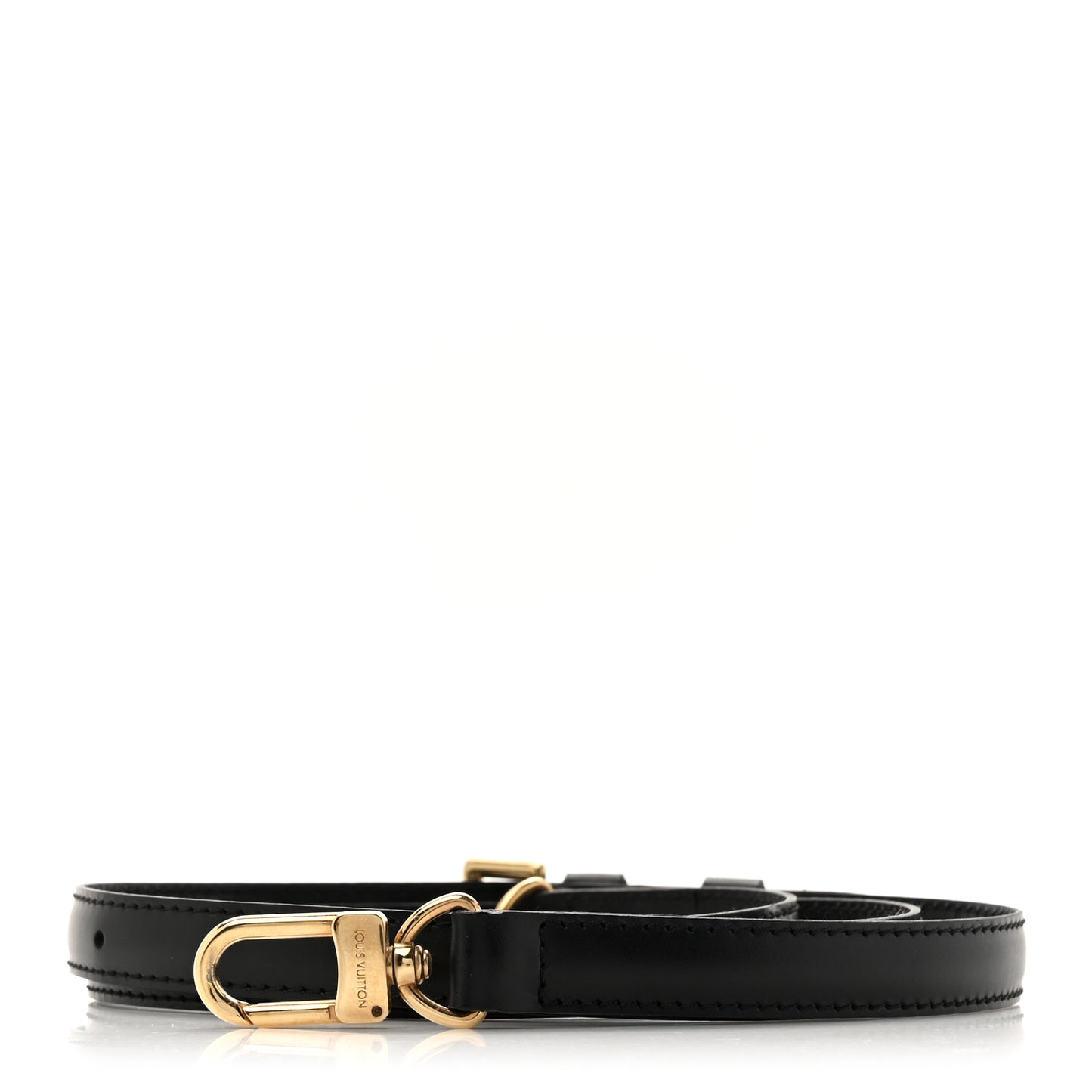 Calfskin 16mm Adjustable Shoulder Strap Black