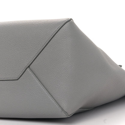 Celine Soft Grained Calfskin Small Belt Cabas Phantom Medium Grey 9 of 9