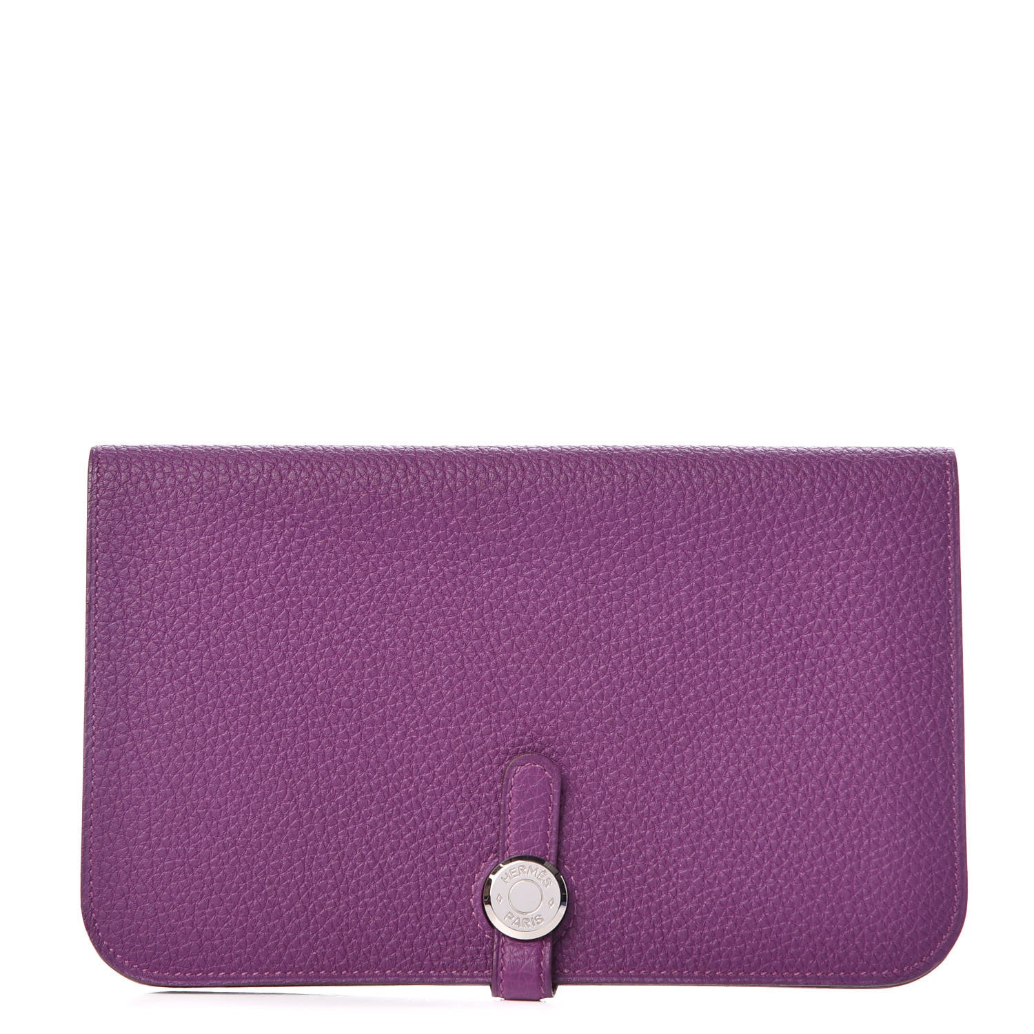 Hermes Togo Dogon Duo Wallet Ultraviolet 1 of 9