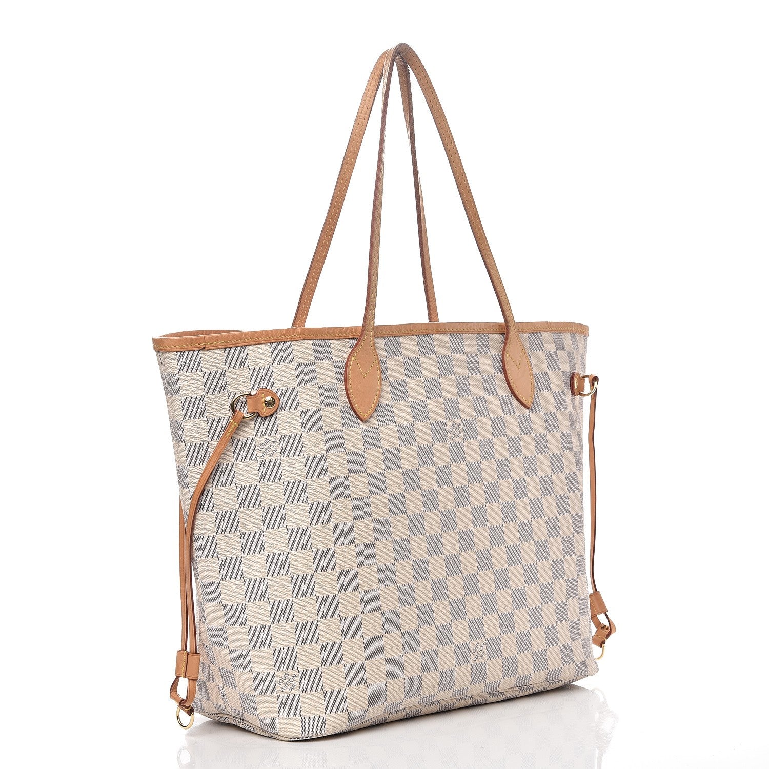 Louis Vuitton Damier Azur Neo Neverfull MM Rose Ballerine 4 of 13