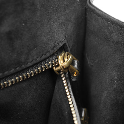 Christian Dior Lambskin Cannage Small Dioraddict Flap Bag Black 10 of 11