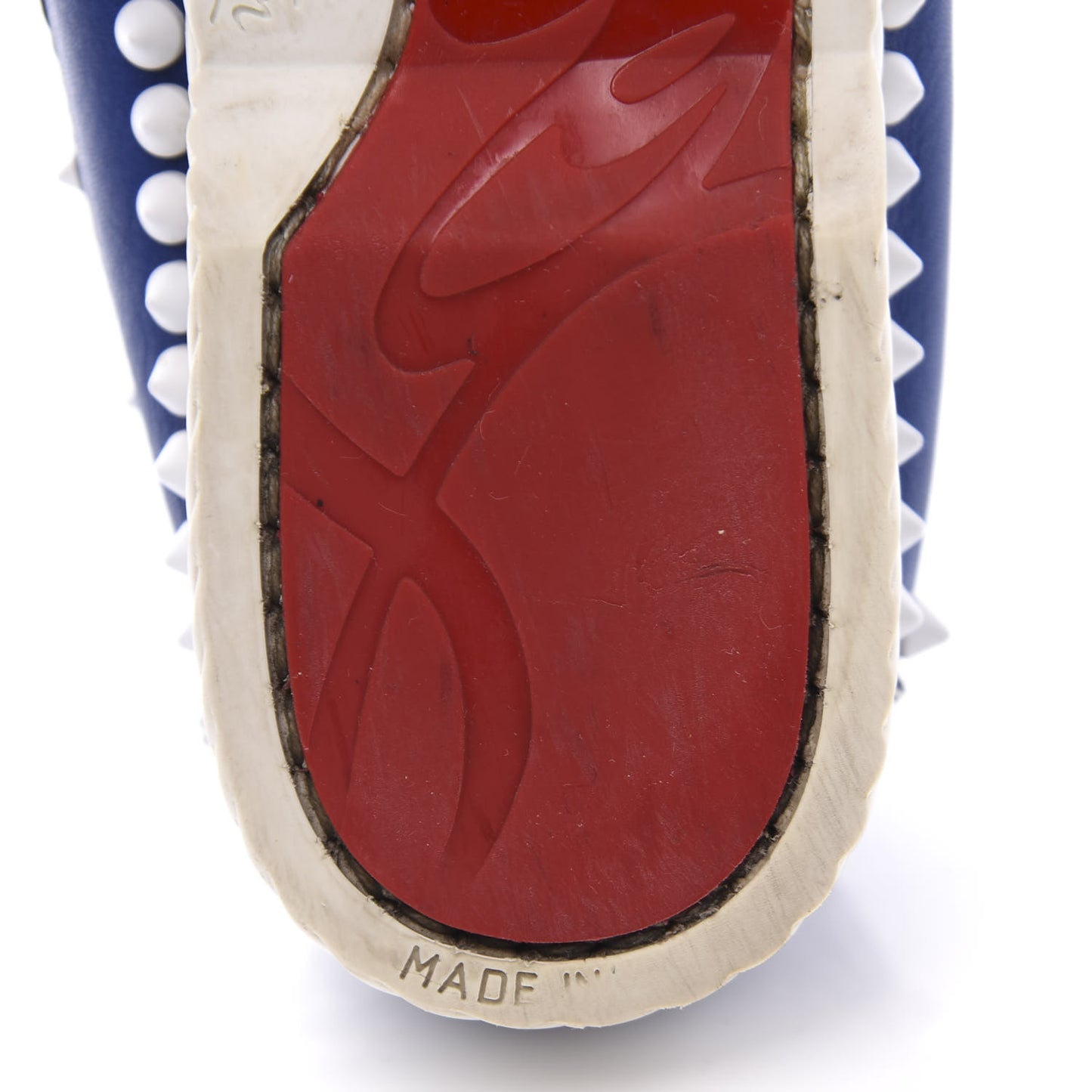 Calfskin Yacht Spikes Loafers 37 Blue