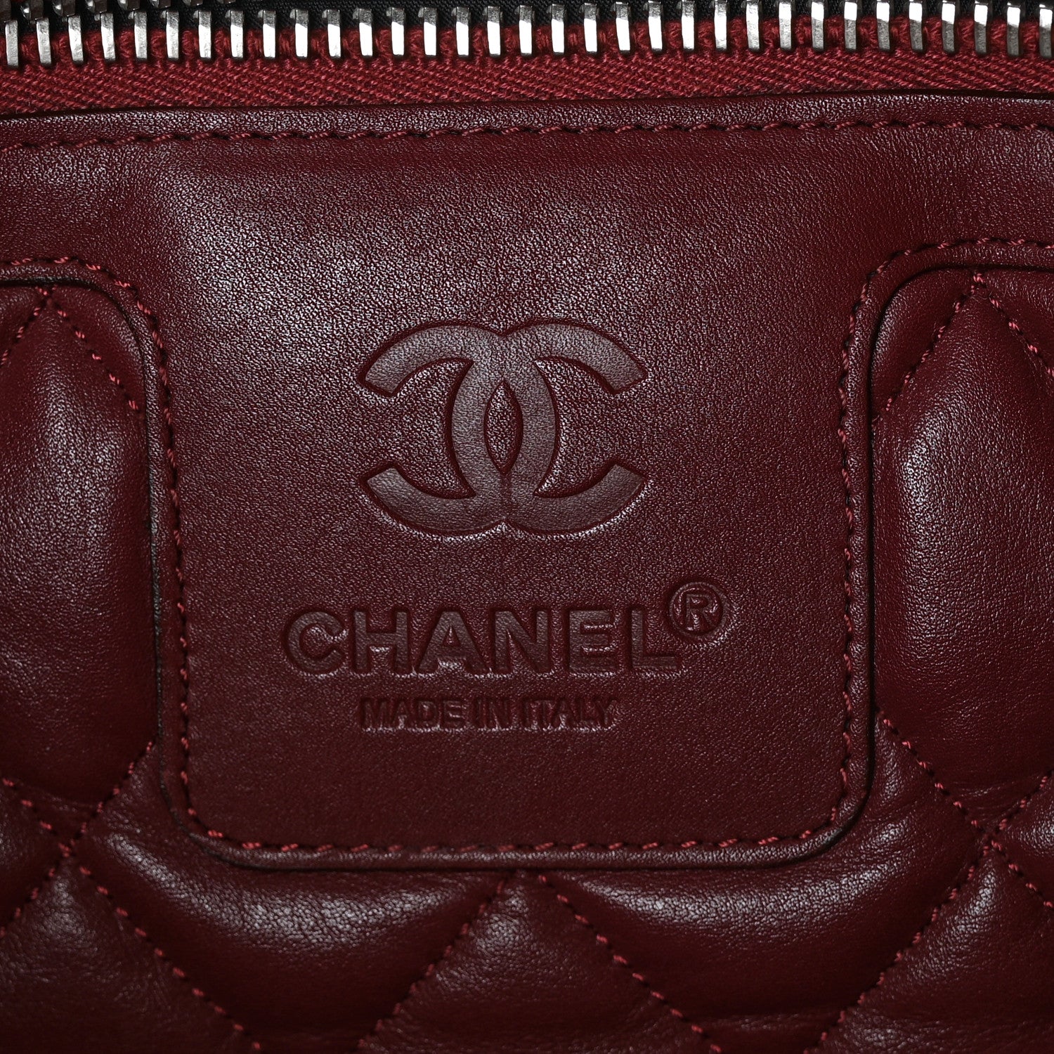 Chanel Lambskin Quilted Medium Coco Cocoon Reversible Tote Black 8 of 14