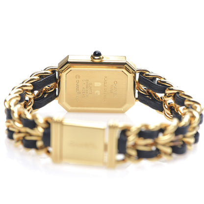 Chanel Stainless Steel Lambskin 20mm Chain Premiere Quartz Watch Gold L 4 of 7