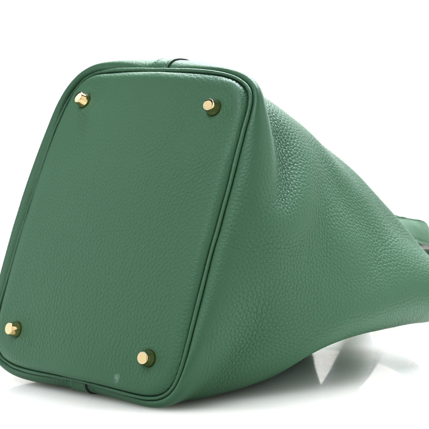 Hermes Taurillon Clemence Picotin Lock 22 MM Vert Vertigo 10 of 11