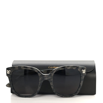 Cartier Panthere De Cartier Sunglasses Tortoise Grey 8 of 8