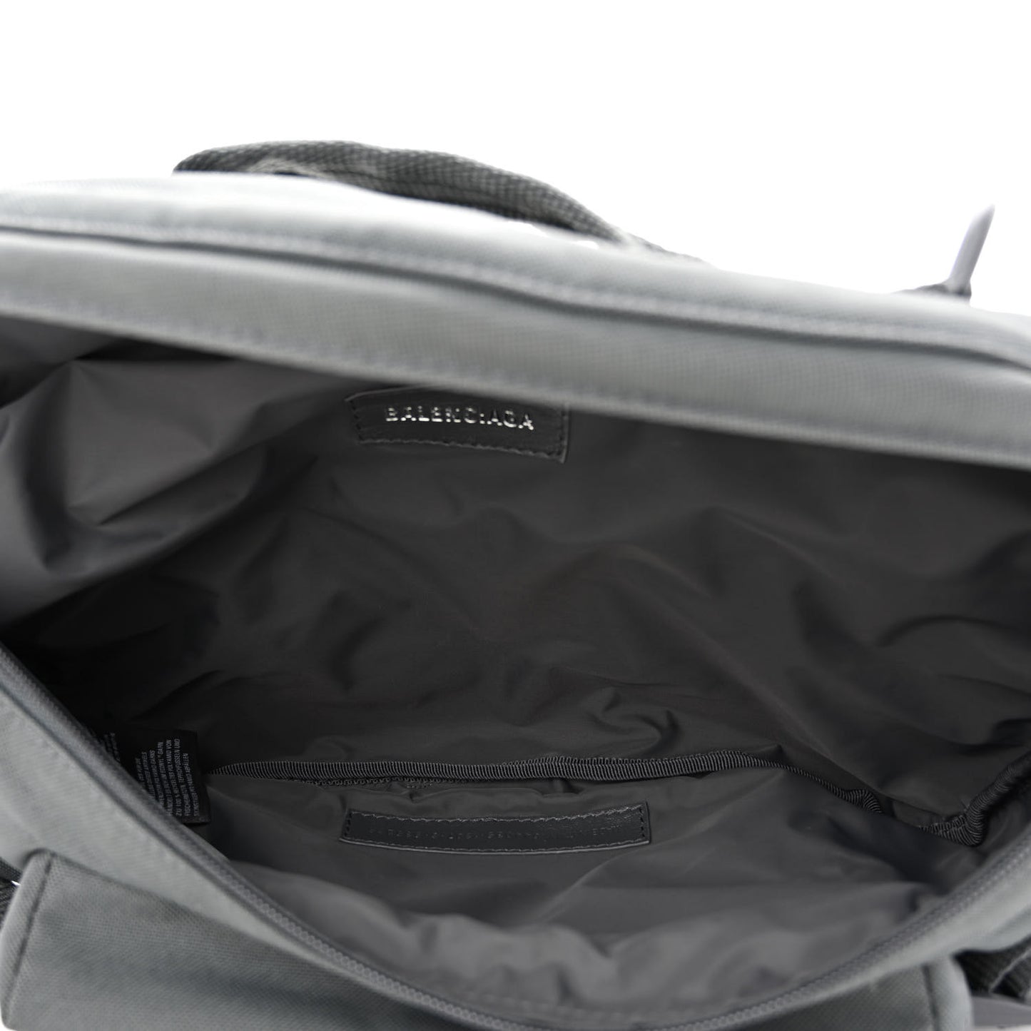Recycled Casual Nylon Large Army Beltpack Grey