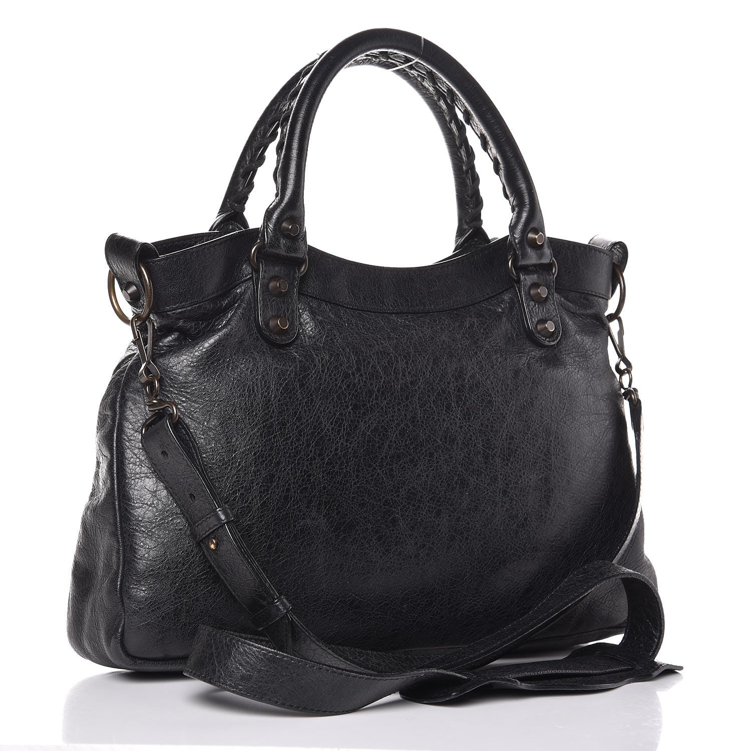 Balenciaga Agneau Classic Hardware Town Black 3 of 8