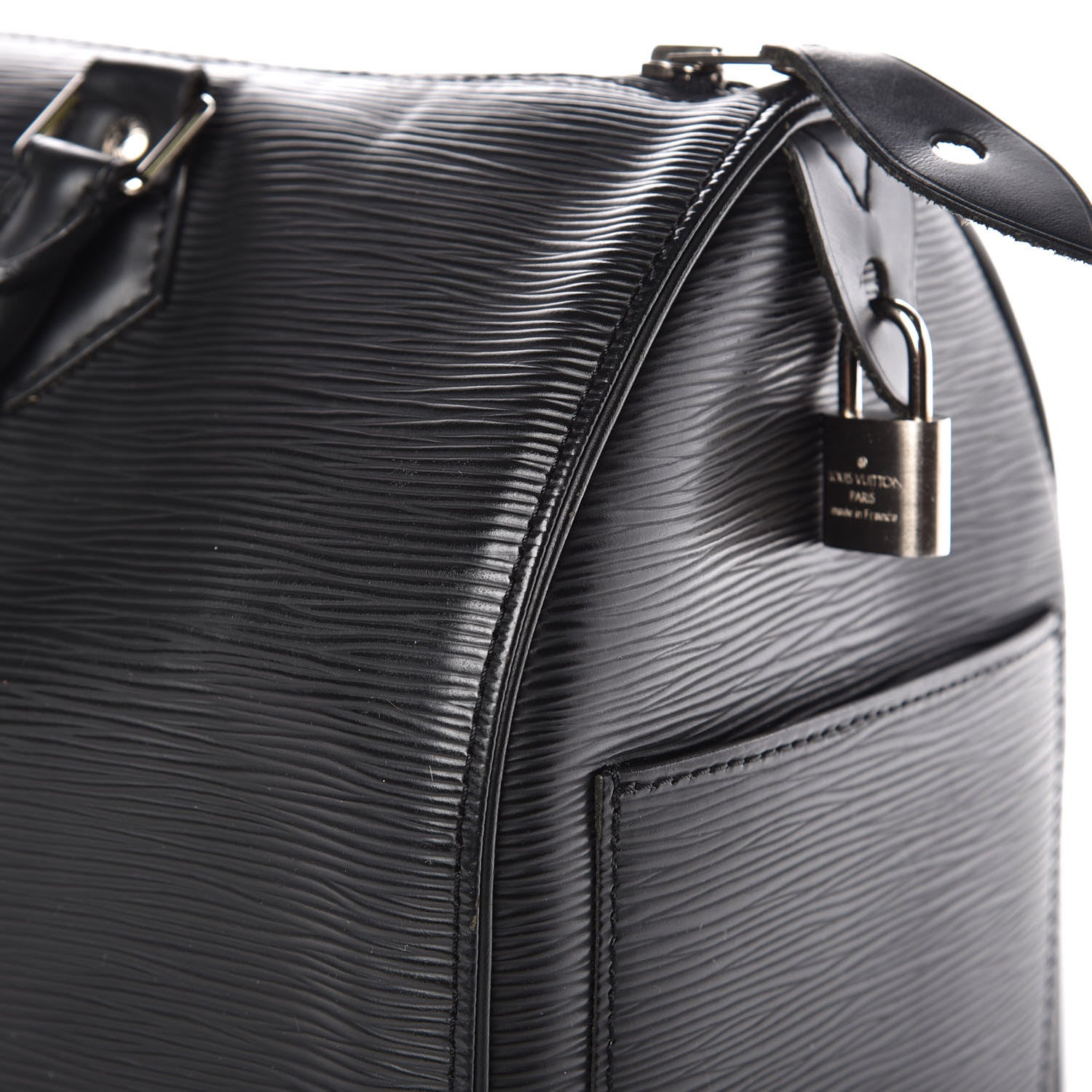 Louis Vuitton Epi Speedy 30 Black 9 of 15