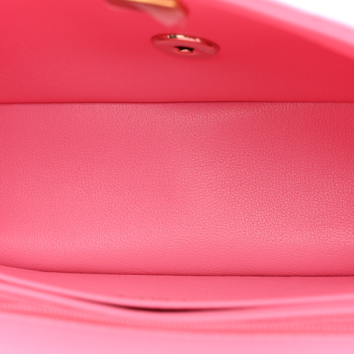 Chanel Lambskin Quilted Mini Top Handle Rectangular Flap Light Pink 5 of 12